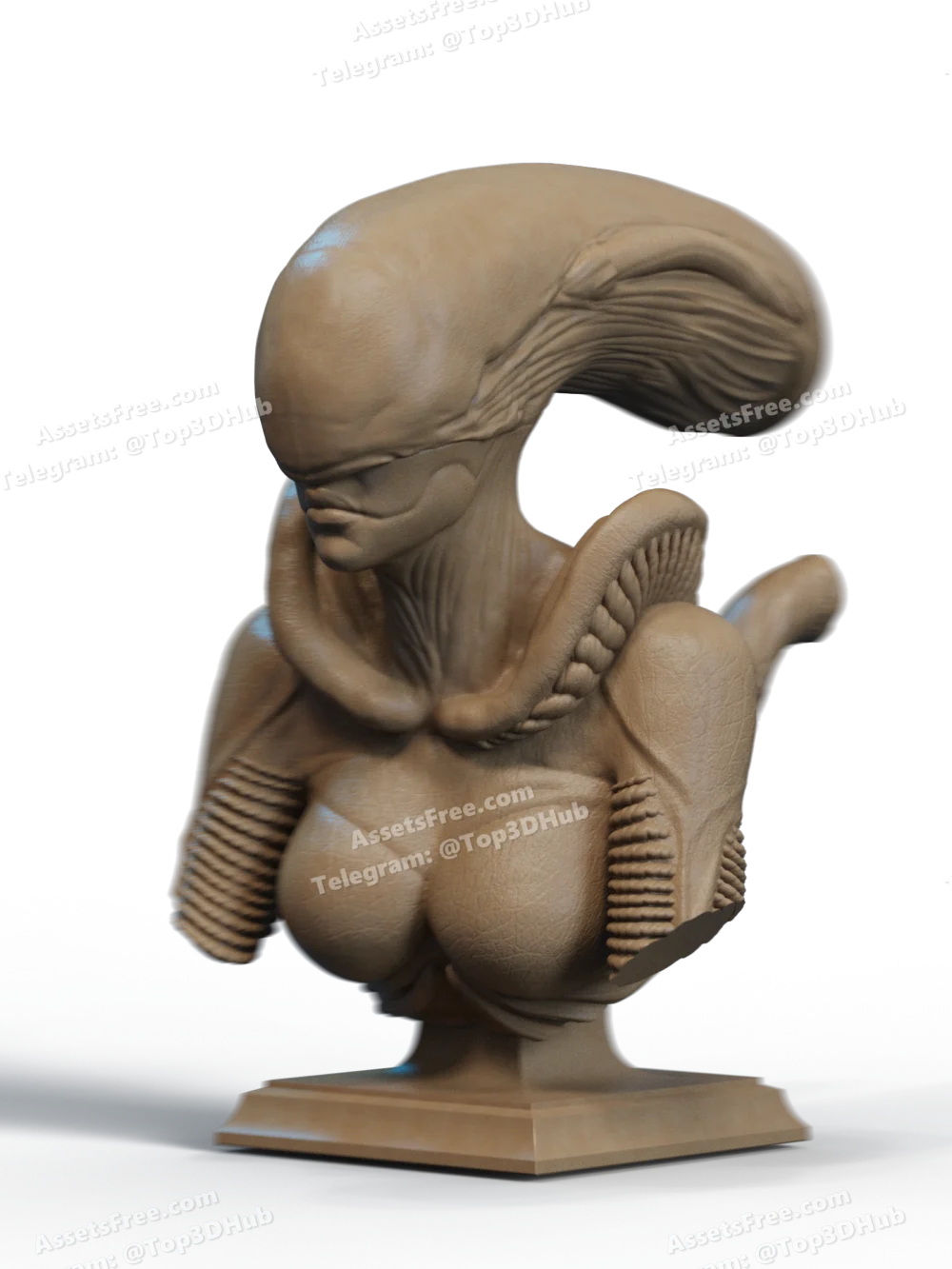 STL Xenormoph Bust