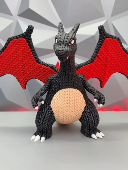 STL Charizard Knitted Multipart