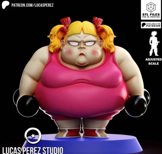 STRONG GIRL CHIBI (Dragon Ball) Lucas Perez