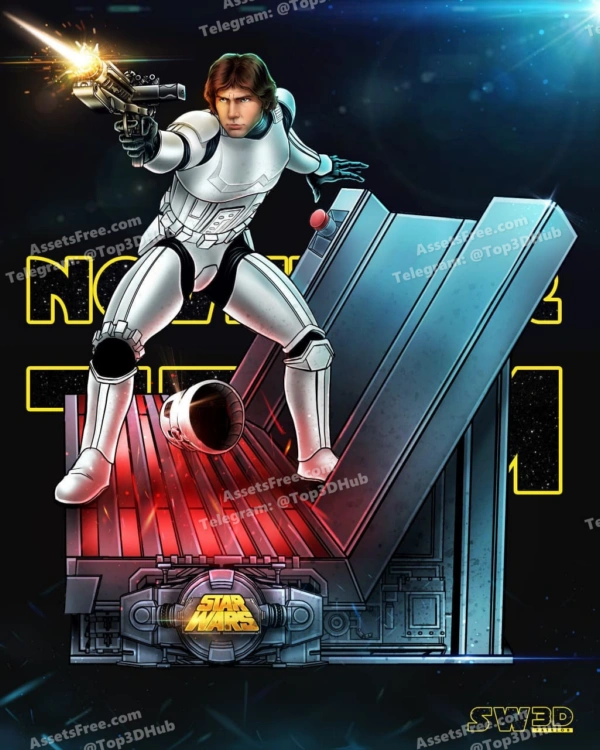 SW3D Han Solo Stormtrooper Sculpture