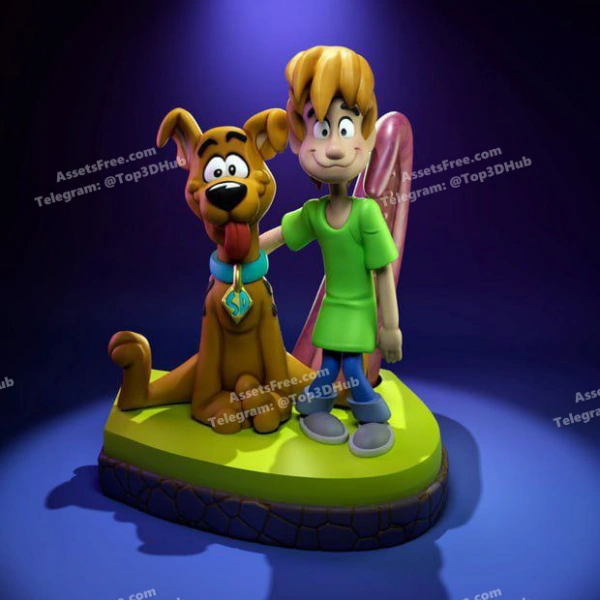 Scooby DOO – STL 3D Print Model | AssetsFree.com Scooby DOO