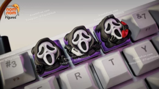 Scream Keycaps