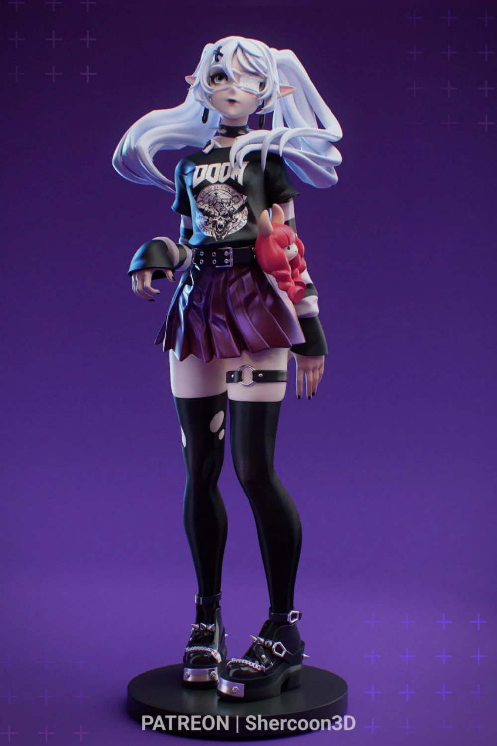 SherCoon 3D Goth Frieren