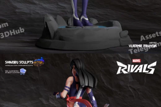 Shinobu Sculpts Psylocke