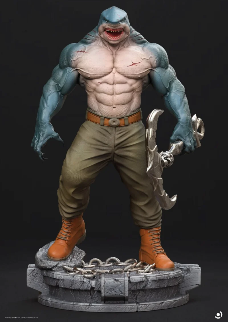 Stalyn Quito – King Shark – STL 3D Print Model | AssetsFree.com Stalyn Quito King Shark