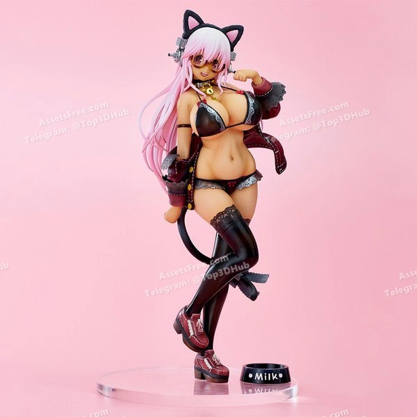 Super Sonico by Elaryth – STL 3D Print Model | AssetsFree.com Super Sonico by Elaryth