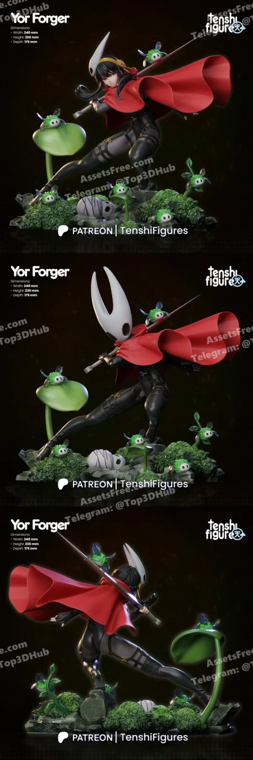 Tenshi Figures Spy x Family Yor Forger (Hornet)