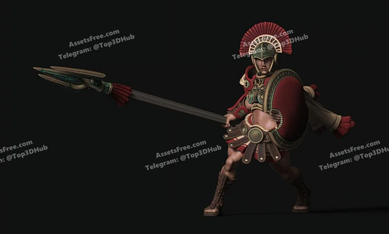 TheGoodBrick 25 09 Amazon Female Hero (On foot)