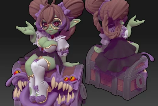 Twin Goddess Miniatures Podge the Goblin