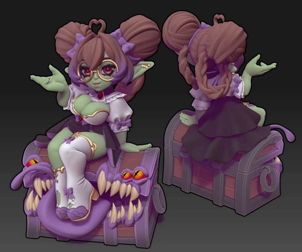 Twin Goddess Miniatures Podge the Goblin