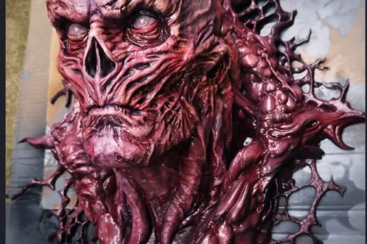 VECNA STRANGER THINGS WALL BUST