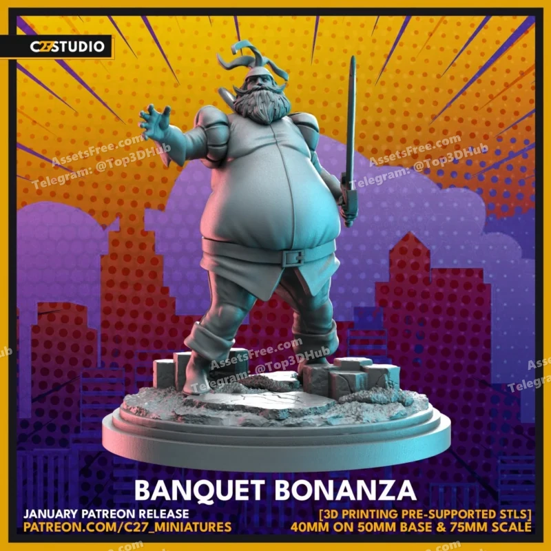 Volstagg – STL 3D Print Model | AssetsFree.com Volstagg