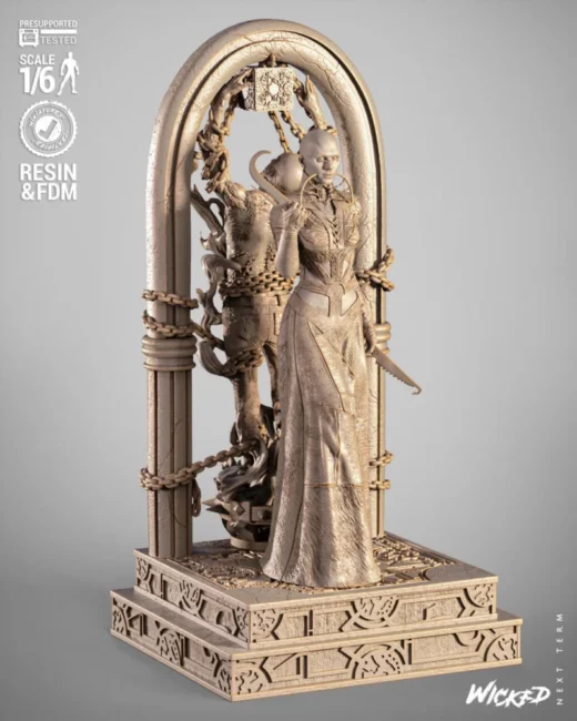Wicked Female Cenobite Sculpture