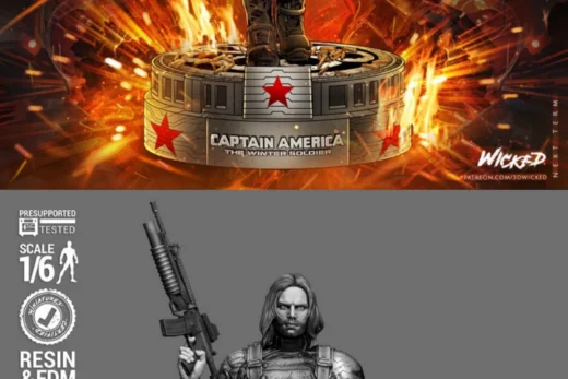 Wicked Winter Soldier 2025 Sculpture