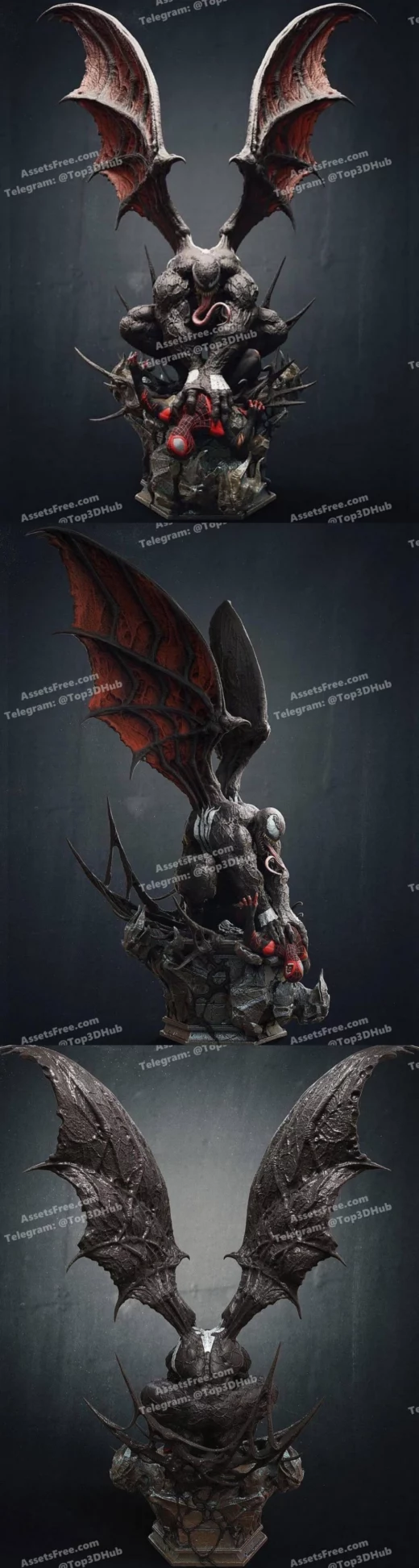 Winged Venom vs Miles Morales