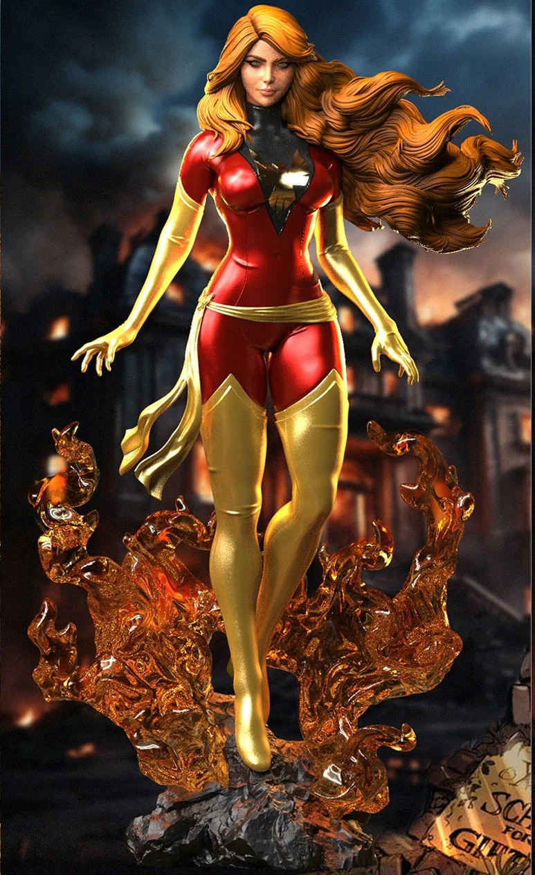 X-Men – Dark Phoenix – Soarez – STL 3D Print Model | AssetsFree.com X Men Dark Phoenix Soarez