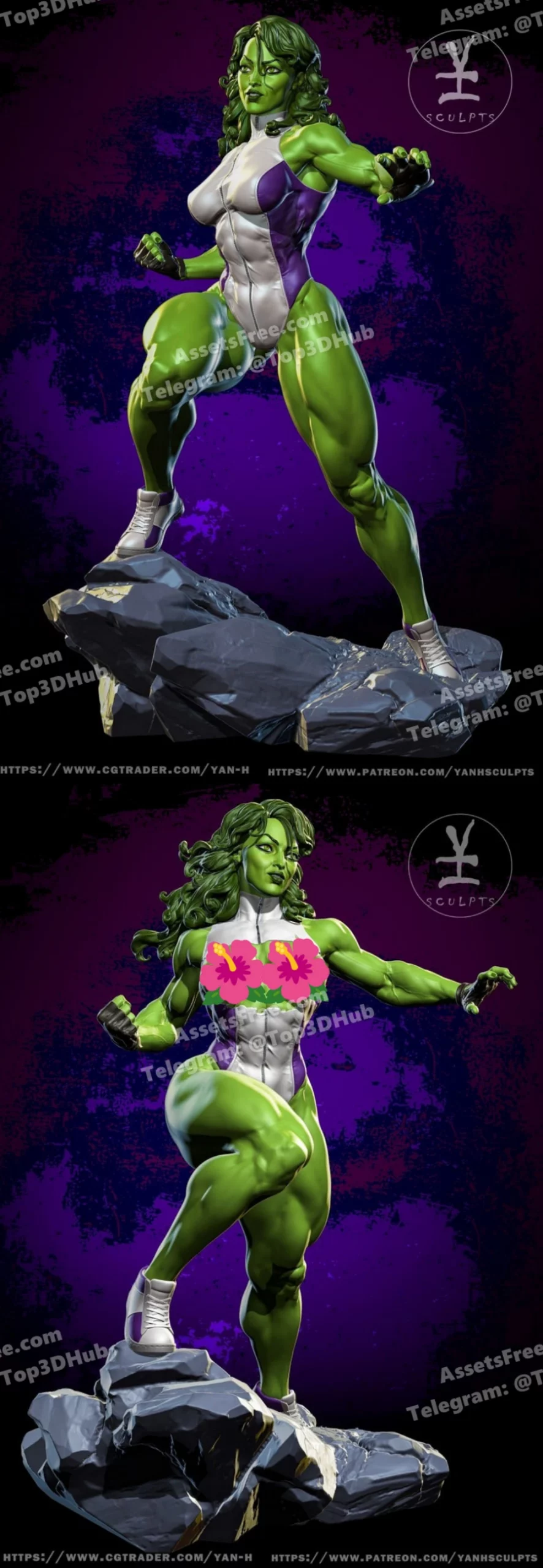 Yan H She Hulk + NSFW
