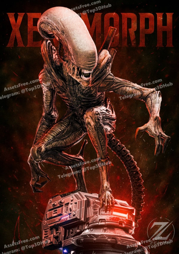 Zenith Studios – Alien Xenomorph + Bust – STL 3D Print Model | AssetsFree.com Zenith Studios Alien Xenomorph + Bust