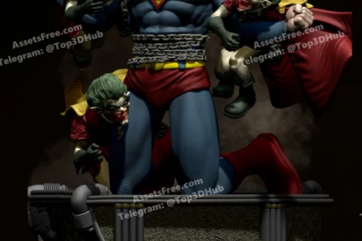 Batman who laughs x superman 1 6 scale printable st20220118