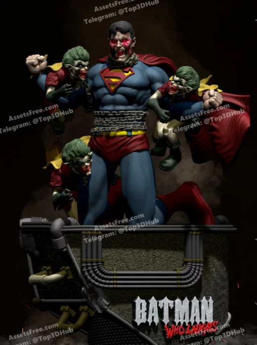 Batman who laughs x superman 1 6 scale printable st20220118