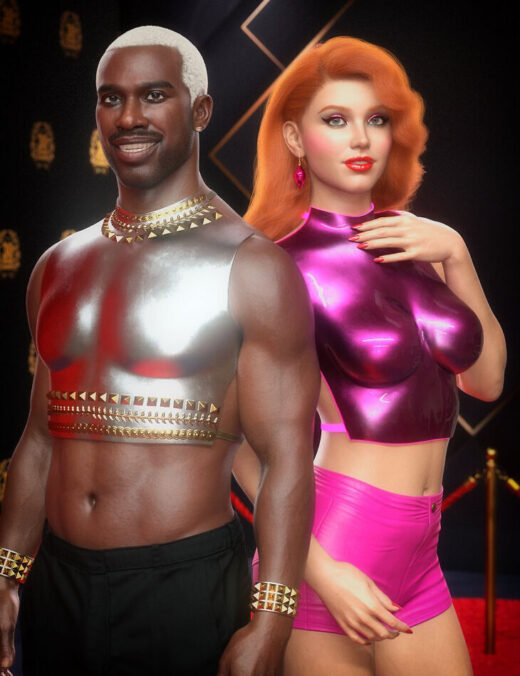 DForce Chestplate Couture for Genesis