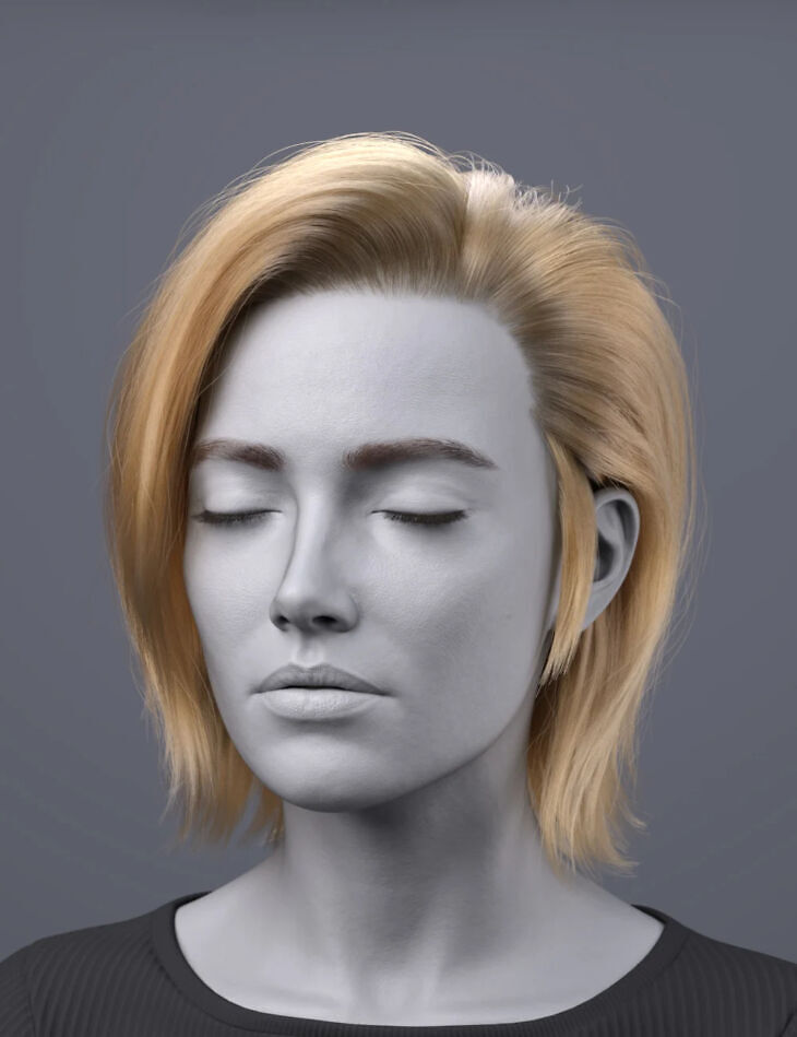 DForce FV Enigma Veil Hair for Genesis