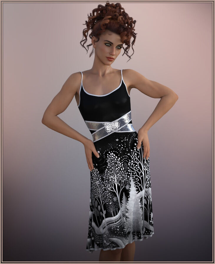 DForce Holiday Dress for G8F and G8.1F