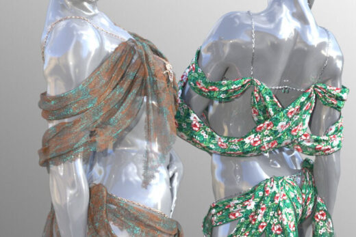 DForce Jewel Bikini for Genesis 9 and Genesis 8 Females