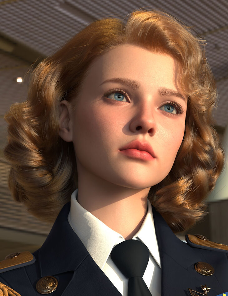 dForce Princess Series Golden Era Curls – STL 3D Print Model | AssetsFree.com DForce Princess Series Golden Era Curls