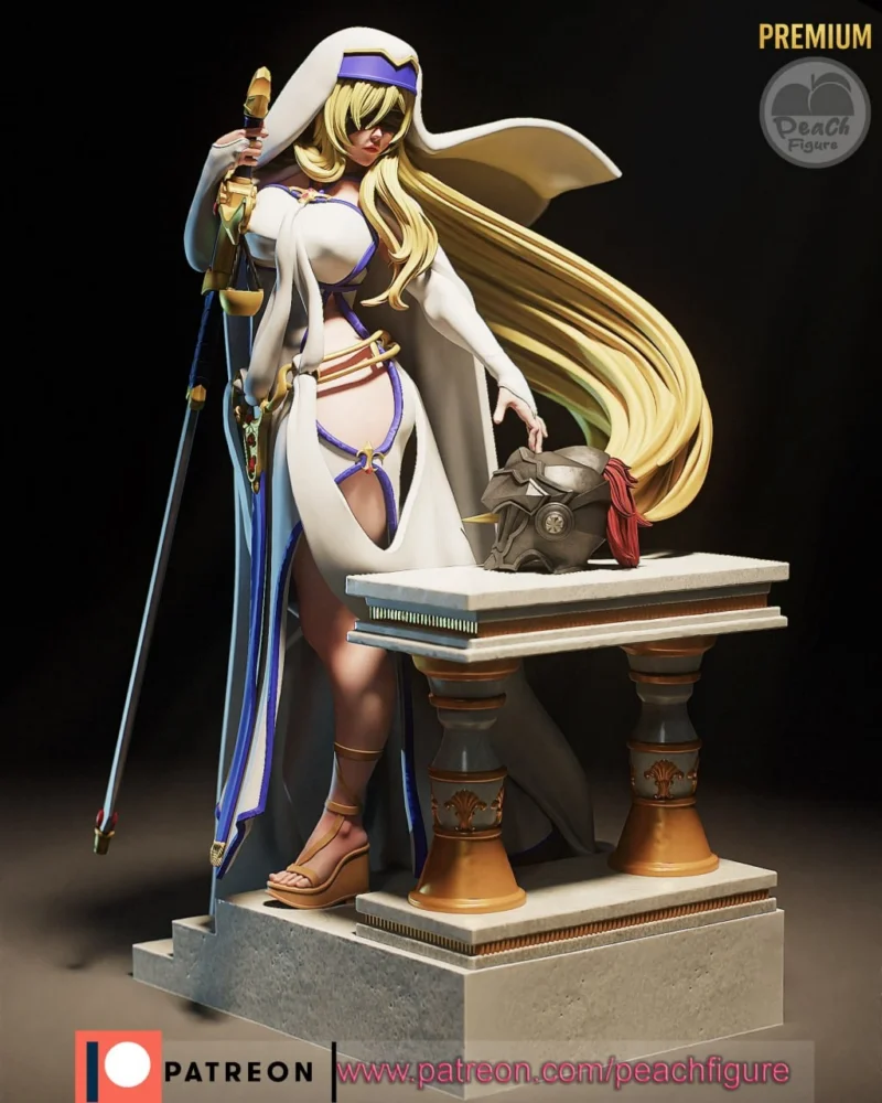 Peach figure SWORD MAIRDEN PEACHFIGURE RENDERS
