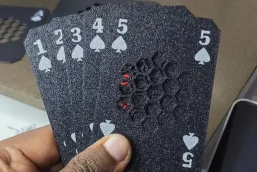 Playing cards test model