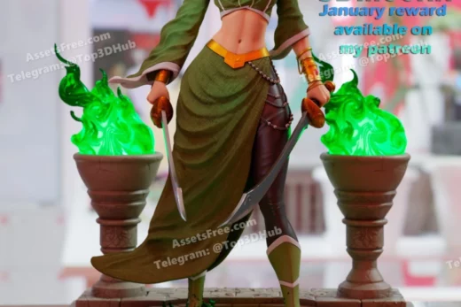 Talia al ghul Medium tier @stl for Home