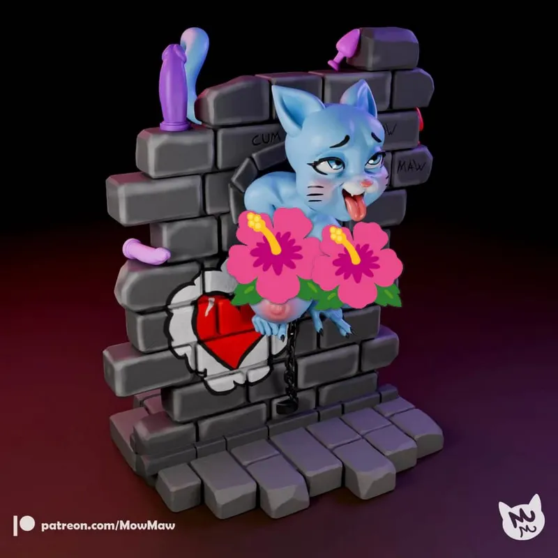 2024 08 08 Blue Mommy Cat nsfw+futa