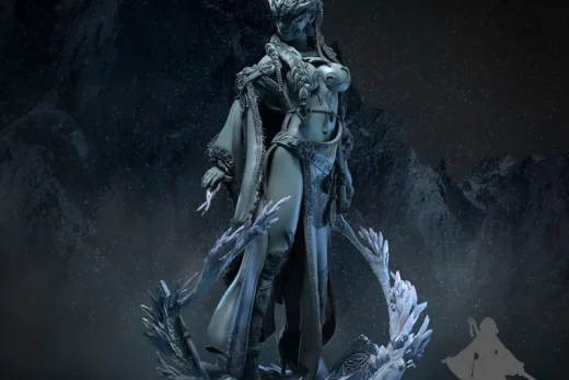 3dartdigital Female Cryomancer