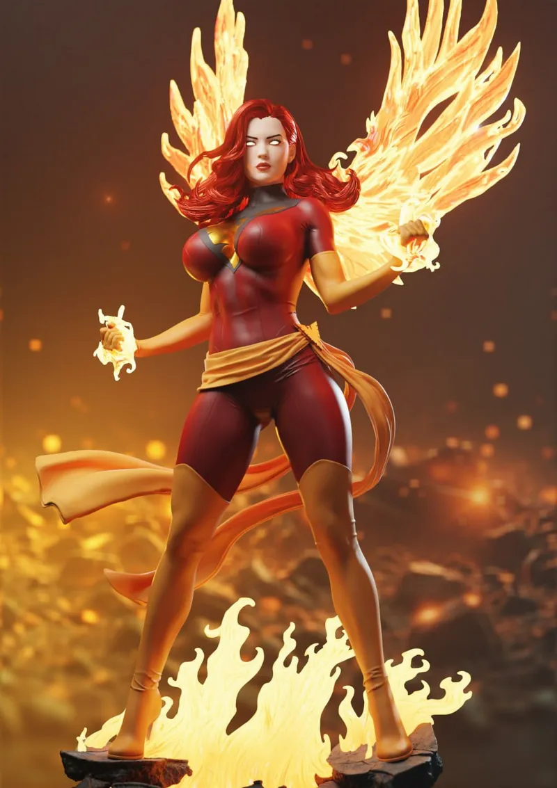 Abe3D Jean Grey Dark Phoenix