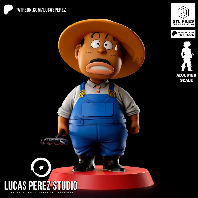 Agricultor Chibi – Lucas Perez – STL 3D Print Model | AssetsFree.com Agricultor Chibi Lucas Perez