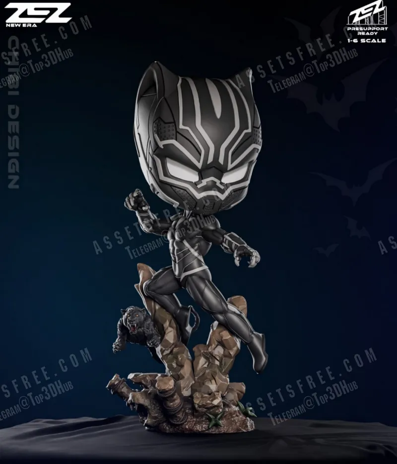 BLACK PANTHER CHIBI