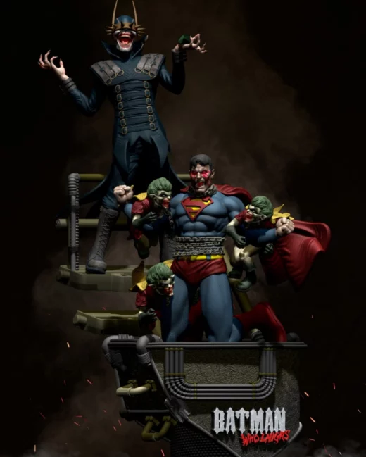 Batman Who Laughs x Superman 1 6 brunobrito3d