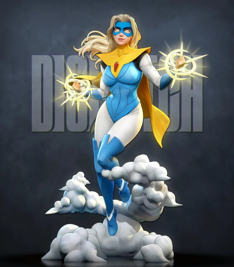 Blonde Blazer Neko Figurines