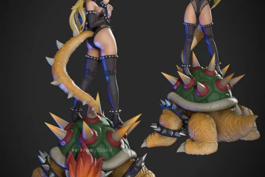 Bowsette Version 1 and