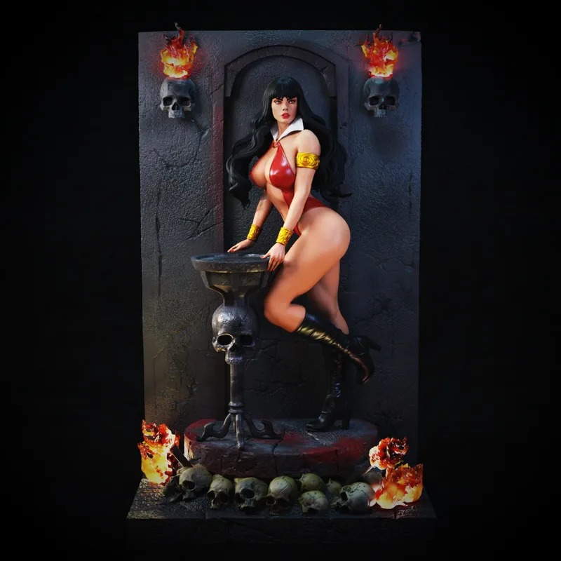 BrunoArt3D – Vampirella – STL 3D Print Model | AssetsFree.com BrunoArt3D Vampirella