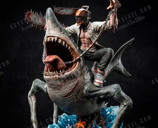 Chainsaw Man Denji and Beam