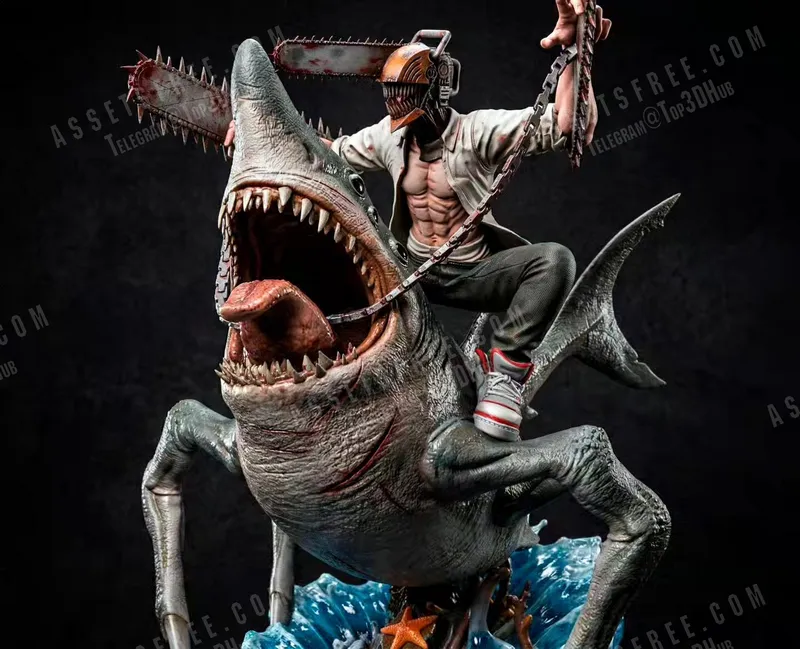 Chainsaw Man Denji and Beam