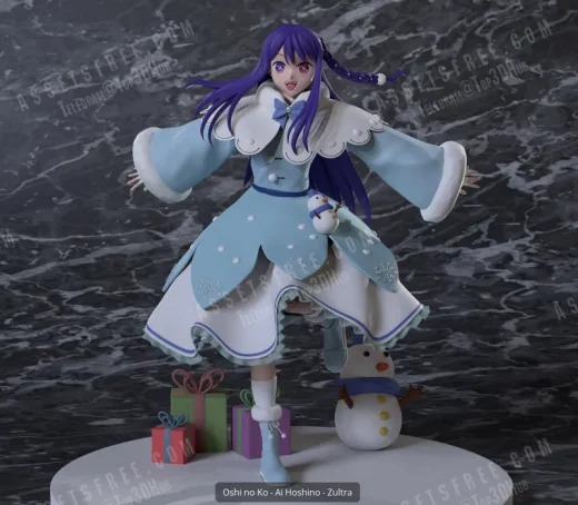 Christmas Ai Hoshino by Zultra