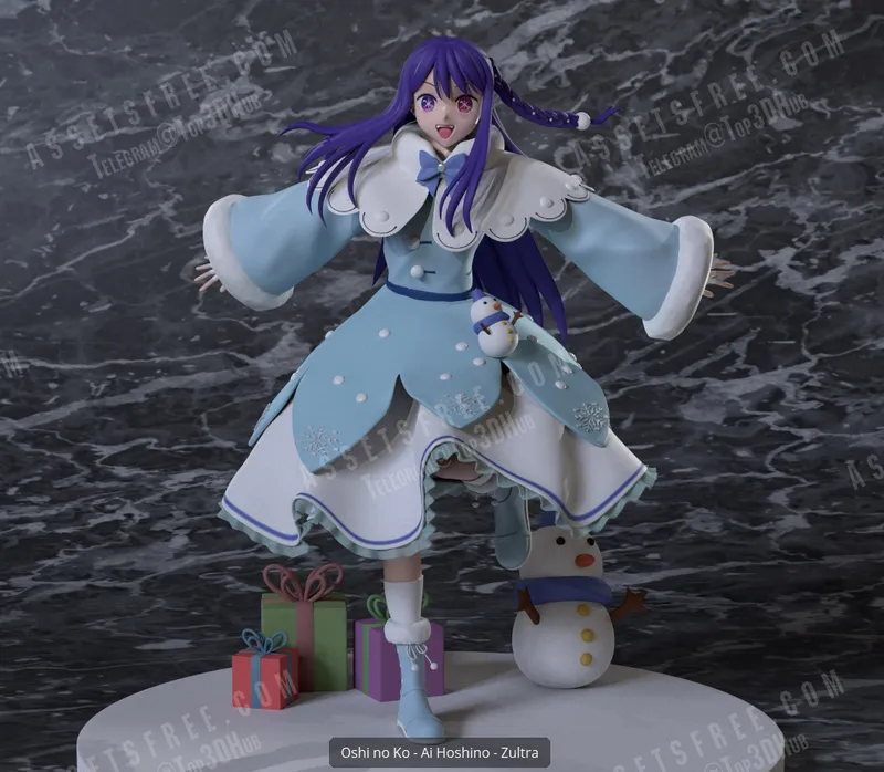 Christmas Ai Hoshino by Zultra