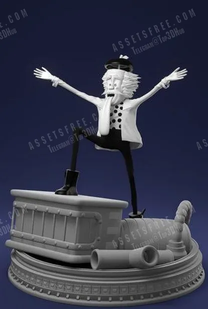 Dr vegapunk – STL 3D Print Model | AssetsFree.com Dr vegapunk