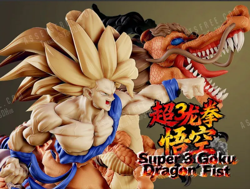 DragonBall Super 3 Goku Puño Dragón