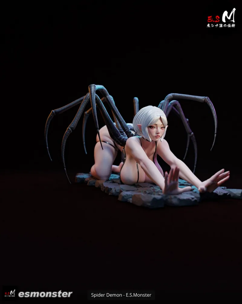 ESMonster – Spider Demon – STL 3D Print Model | AssetsFree.com ESMonster Spider Demon