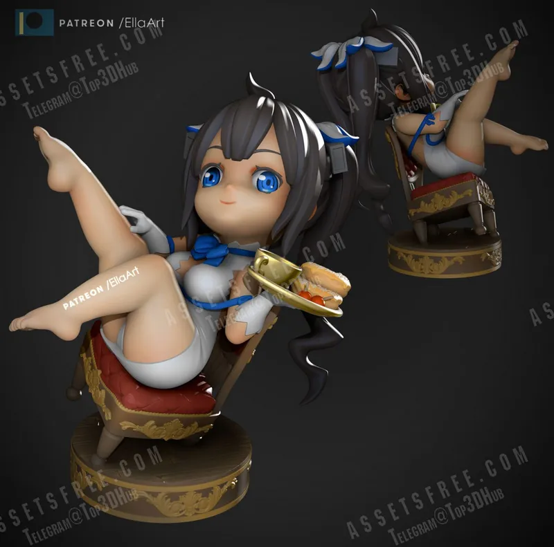 EllaArt – Hestia Chibi – STL 3D Print Model | AssetsFree.com EllaArt Hestia Chibi