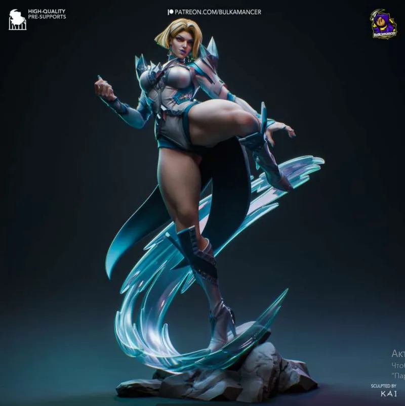 Emma Frost – Bulkamancer – STL 3D Print Model | AssetsFree.com Emma Frost Bulkamancer